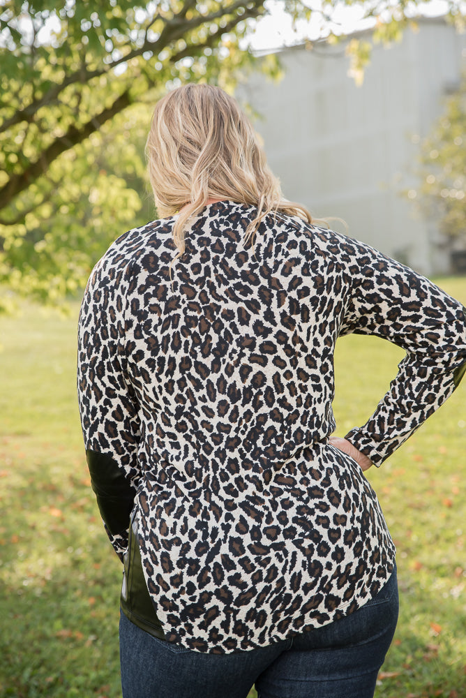 Southern Nights Top in Leopard