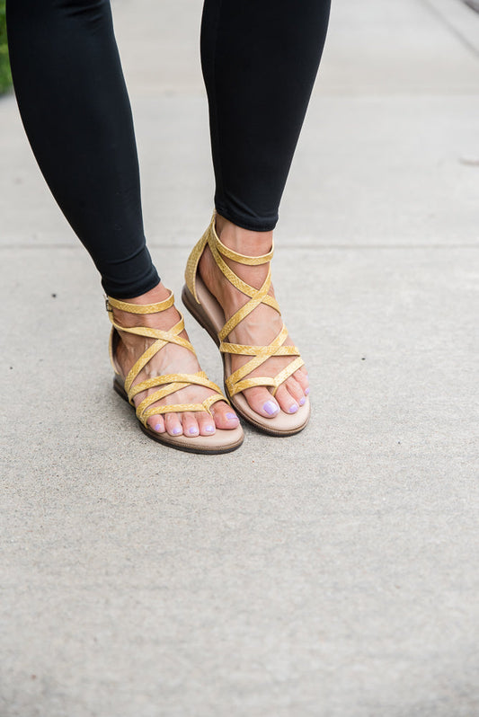 Corkys Sweet Tea Sandals in Yellow or White